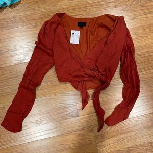 Intermix wrap top